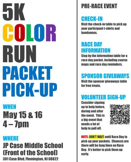 race packet pick up